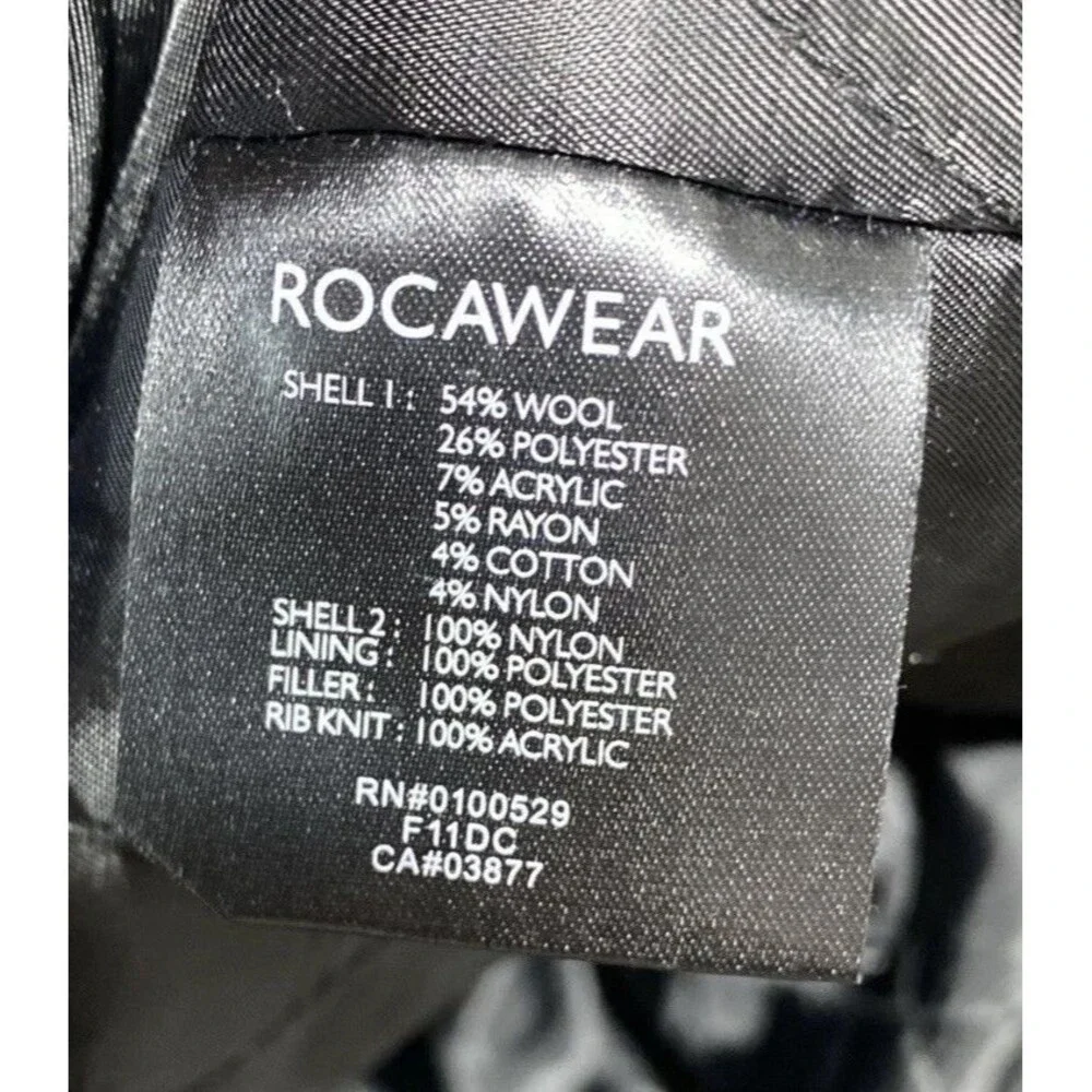 Vtg Rocawear Jacket Mens 3X Purple Black Bomber Varsity Black Kings Hip Hop 1999